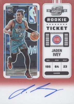 2022 Contenders Optic #139 Rookie Ticket Auto - Red /99
