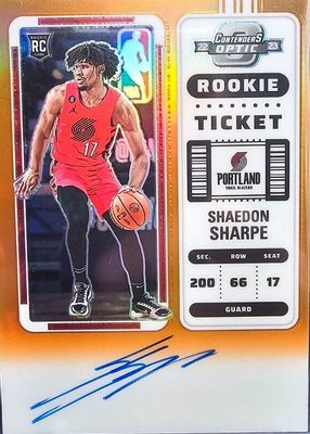 2022 Contenders Optic #133 Rookie Ticket Auto - Orange /25