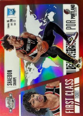 2022 Contenders Optic #18 First Class Ticket