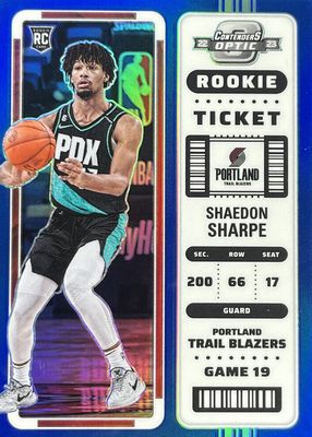 2022 Contenders Optic #17 Blue /99