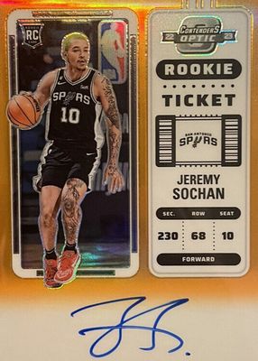 2022 Contenders Optic #138 Rookie Ticket Auto - Orange /25