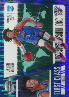 2022 Contenders Optic #9 First Class Ticket - Green Pulsar /25