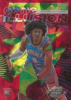 2022 Contenders Optic #1 Optic Illusion - Red Cracked Ice