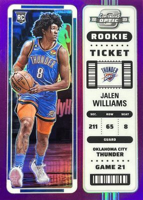2022 Contenders Optic #8 Purple /15