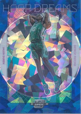 2022 Contenders Optic #23 Hoop Dreams - Blue Cracked Ice /75