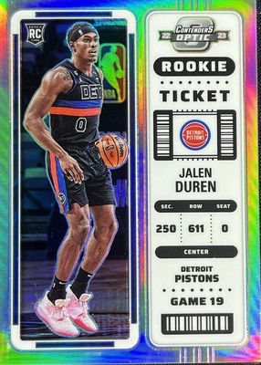 2022 Contenders Optic #21 Silver