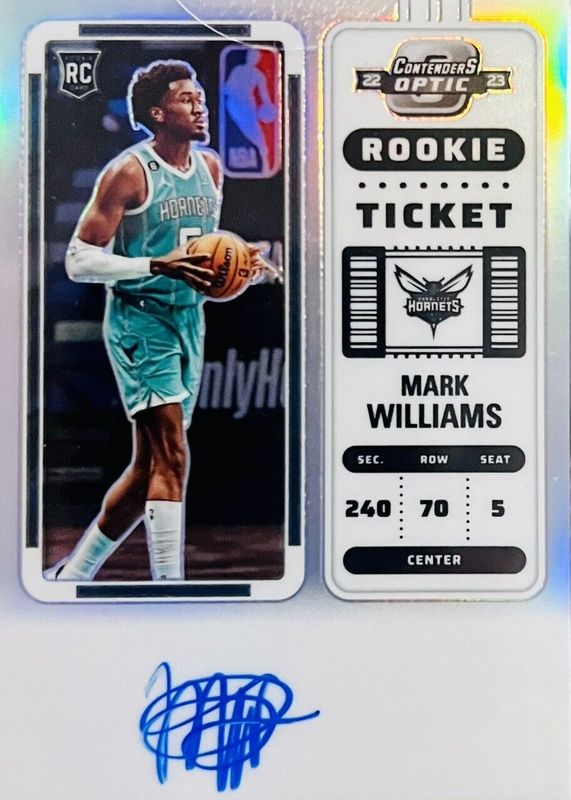 2022 Contenders Optic #134 Rookie Ticket Auto