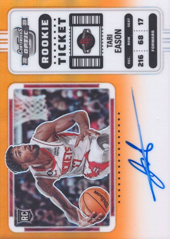 2022 Contenders Optic #126 Rookie Ticket Auto - Orange /25