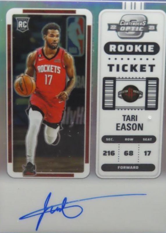 Tari Eason 2022 Contenders Optic #126 Rookie Ticket Auto PSA 10