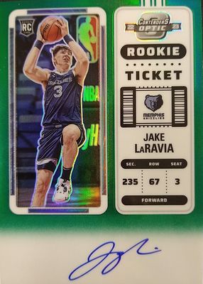 2022 Contenders Optic #119 Rookie Ticket Auto - Green /75