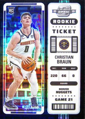 2022 Contenders Optic #5 Black Pandora /(SSP)