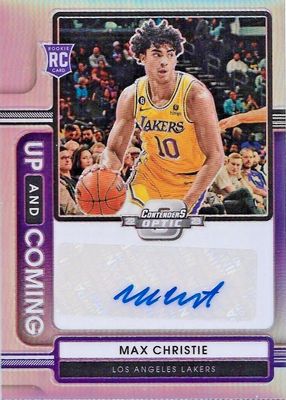 2022 Contenders Optic #UCA-MAX Up and Coming Autographs (/125)