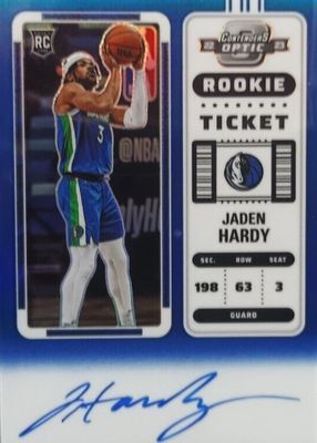 2022 Contenders Optic #110 Rookie Ticket Auto - Blue /49