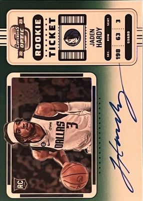 2022 Contenders Optic #110 Rookie Ticket Auto Variation - Green /75