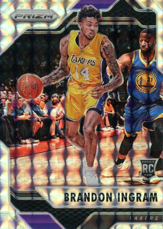 Brandon Ingram 2016 Prizm Mosaic #8 Base Rookie PSA 9