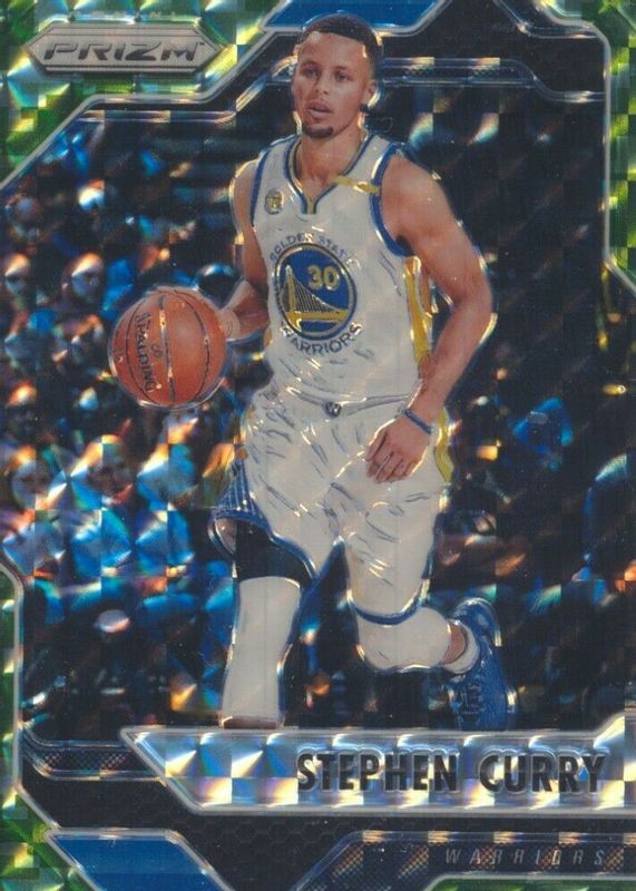 Stephen Curry 2016 Prizm Mosaic #81 Camo /25 RAW