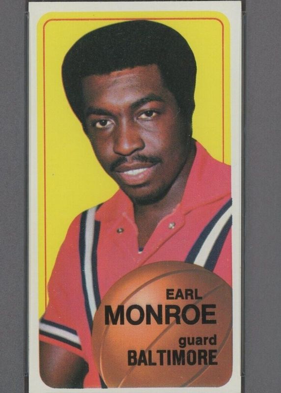 Earl Monroe 1970 Topps #20 Base PSA 6