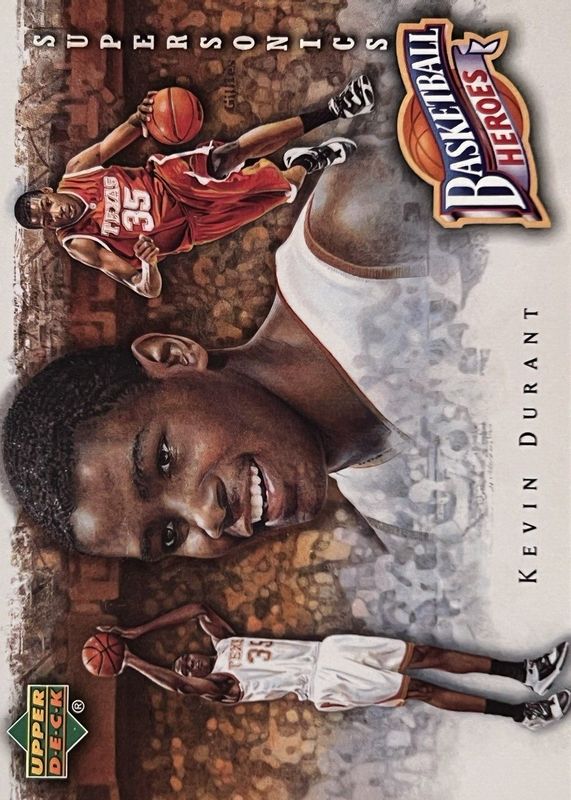 Kevin Durant 2007 Upper Deck #KD-1 Basketball Heroes Rookie SGC 9