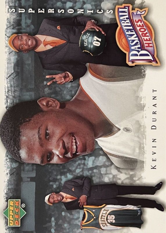 Kevin Durant 2007 Upper Deck KD 2 Basketball Heroes Rookie