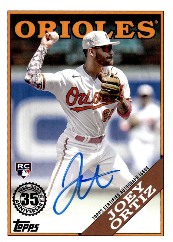 2023 Topps Update #88BAU-JO 1988 Topps Autographs