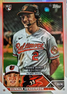 2023 Topps Update #US18 Rookie Debut - Rainbow Foil