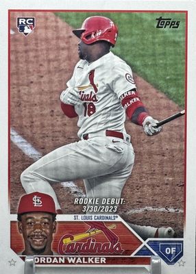 2023 Topps Update #US122 Rookie Debut