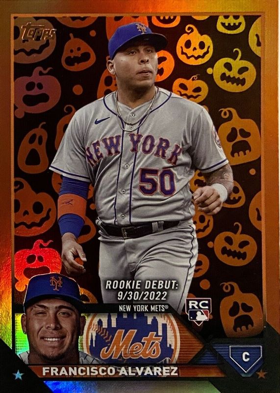 Francisco Alvarez 2023 Topps Update #US255 Rookie Debut - Ghost Foil Rookie RAW