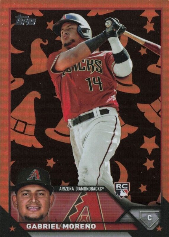 Gabriel Moreno 2023 Topps Update #US161 Witches Hat Foil /5 Rookie SGC 9.5