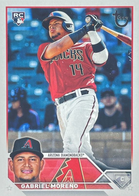 Gabriel Moreno 2023 Topps Update #US161 Vintage Stock /99 Rookie RAW