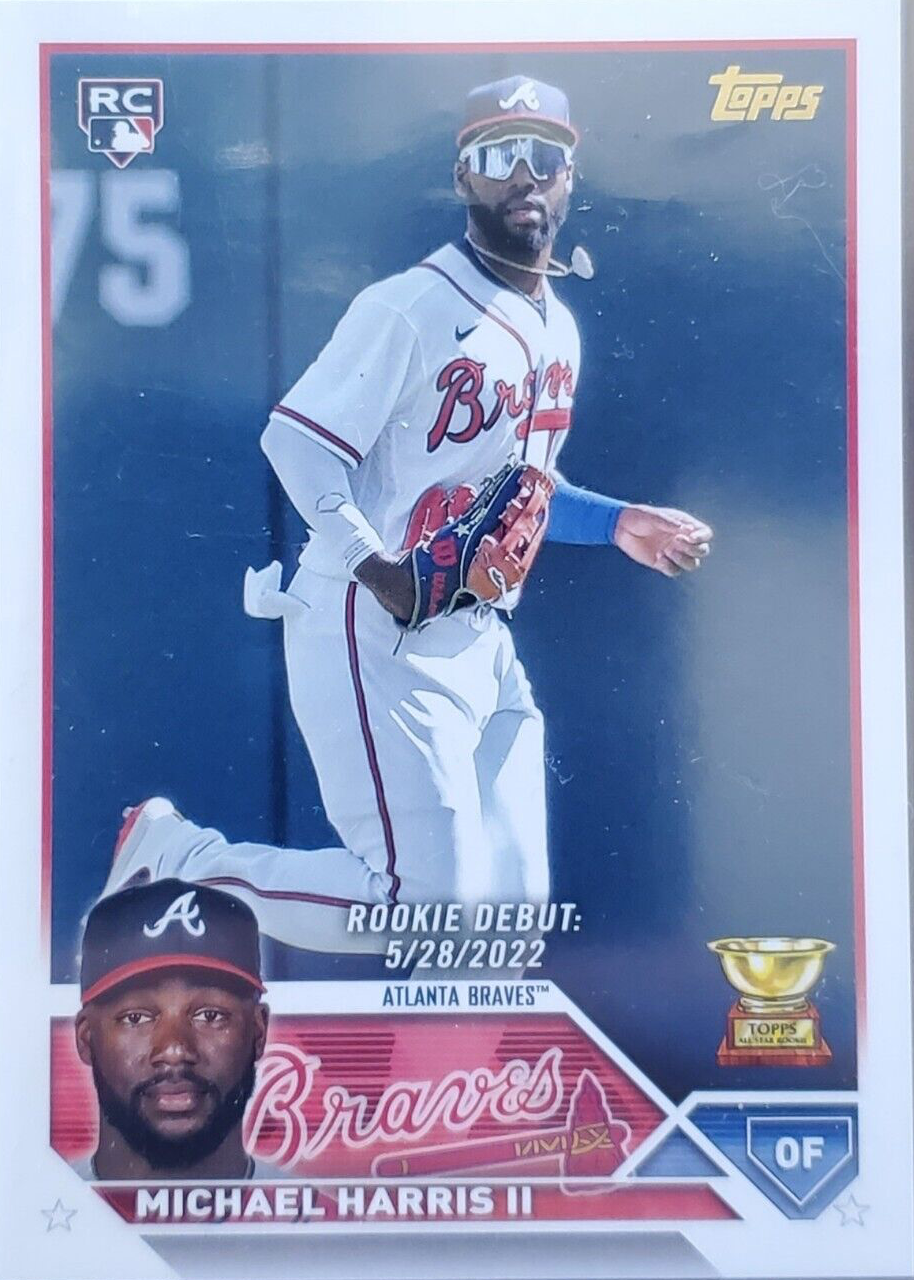 Michael Harris II 2023 Topps Update #US225 Rookie Debut - Golden