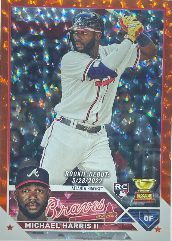  2023 Topps Update Series #US225 Michael Harris II Rookie Debut  NM-MT Atlanta Braves Baseball Trading Card : Collectibles & Fine Art