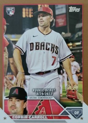 2023 Topps Update #US244 Rookie Debut - Gold /2023