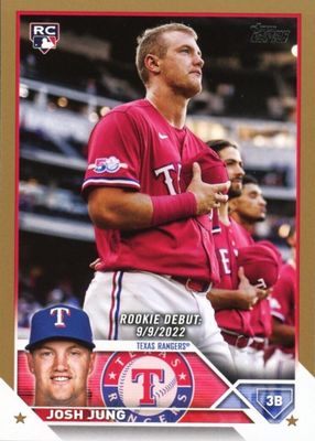 2023 Topps Update #US308 Rookie Debut - Gold /2023