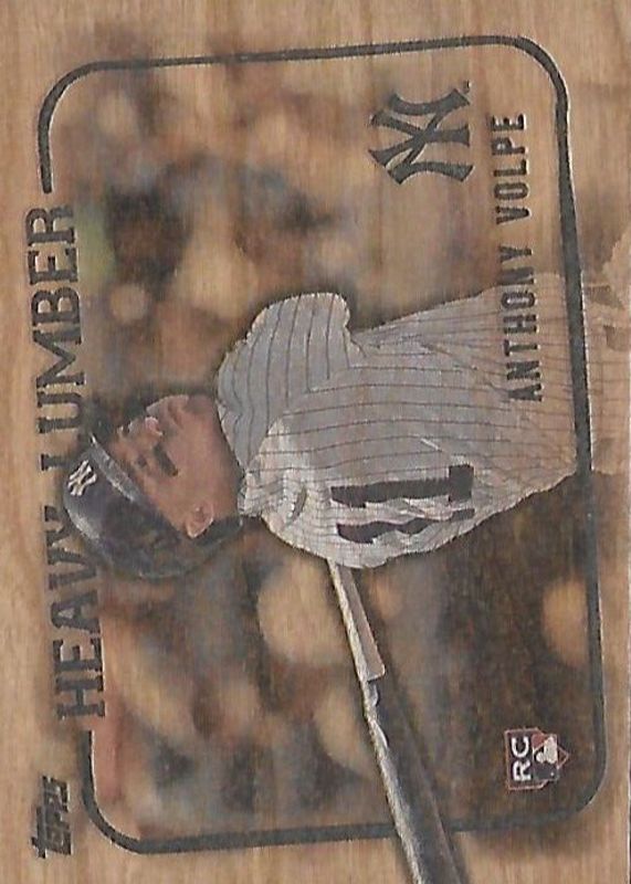 Anthony Volpe 2023 Topps Update #HL-49 Heavy Lumber /500 Rookie RAW