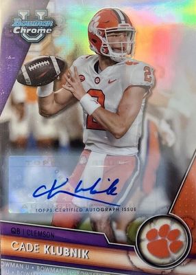 2023 Bowman Chrome University #33 Prospect Auto - Refractor /499