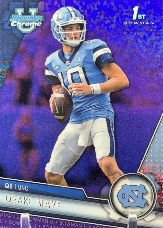 DRAKE MAYE 2023 LEAF DRAFT GRADED GEM-MINT 10” LtD Green ROOKIE CARD  #B2-4!