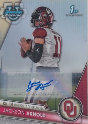 2023 Bowman Chrome University #102 Prospect Auto - Refractor /499 (1st)