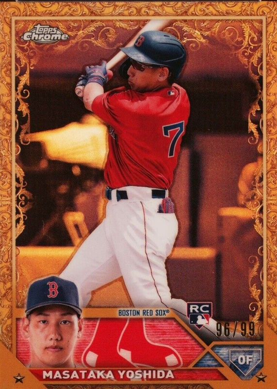 Masataka Yoshida 2023 Topps Gilded Collection #23 Base /99 Rookie RAW