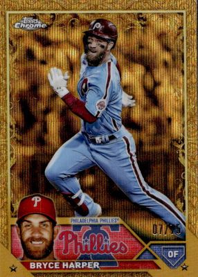 2023 Topps Gilded Collection #100 Wave Gold Etch Refractor /75