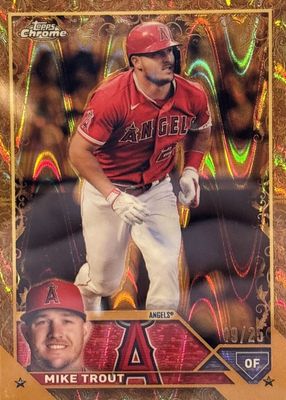 2023 Topps Gilded Collection #27 RayWave Gold Etch Refractor /25