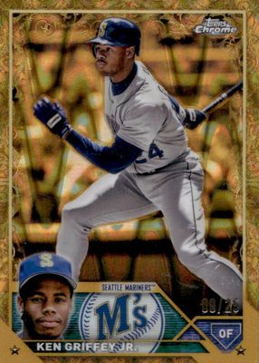 2023 Topps Gilded Collection #136 RayWave Gold Etch Refractor /25