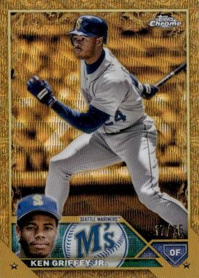 2023 Topps Gilded Collection #136 Wave Gold Etch Refractor /75
