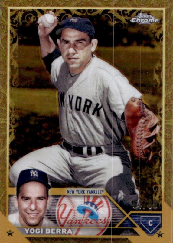 Yogi Berra 2023 Topps Gilded Collection #143 Base /99 RAW
