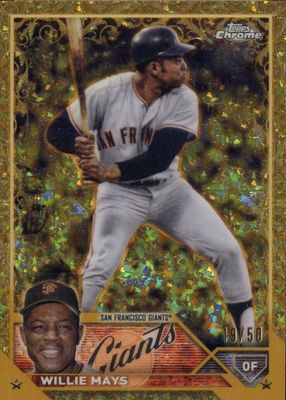 2023 Topps Gilded Collection #22 Mini-Diamond Gold Etch Refractor /50