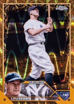 2023 Topps Gilded Collection #121 RayWave Gold Etch Refractor /25