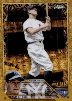 2023 Topps Gilded Collection #121 Wave Gold Etch Refractor /75