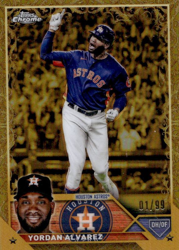 Yordan Alvarez 2023 Topps Gilded Collection #32 Base /99 PSA 10