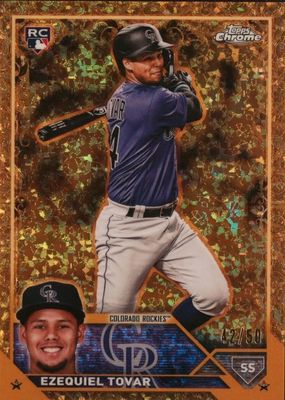 2023 Topps Gilded Collection #105 Mini-Diamond Gold Etch Refractor /50