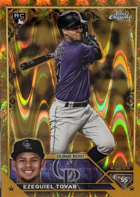 2023 Topps Gilded Collection #105 RayWave Gold Etch Refractor /25