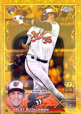 2023 Topps Gilded Collection #35 RayWave Gold Etch Refractor /25